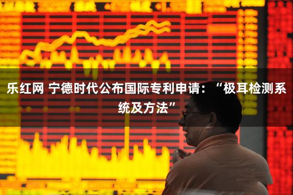 乐红网 宁德时代公布国际专利申请:“极耳检测系统及方法”