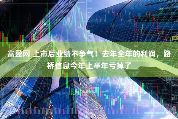 富盈网 上市后业绩不争气!去年全年的利润,路桥信息今年上半年亏掉了